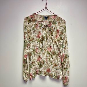 Nautica Floral Blouse
